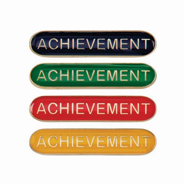 Achievement Lapel Badge in 4 Colours SB16112