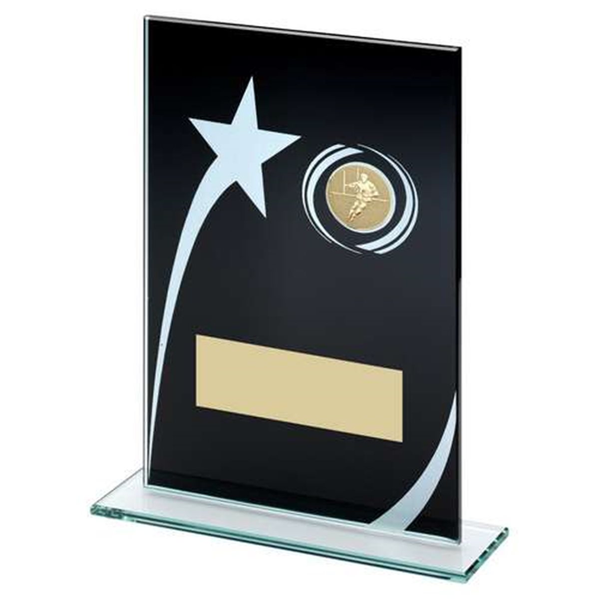 Rugby Glass Award JR4-TD849