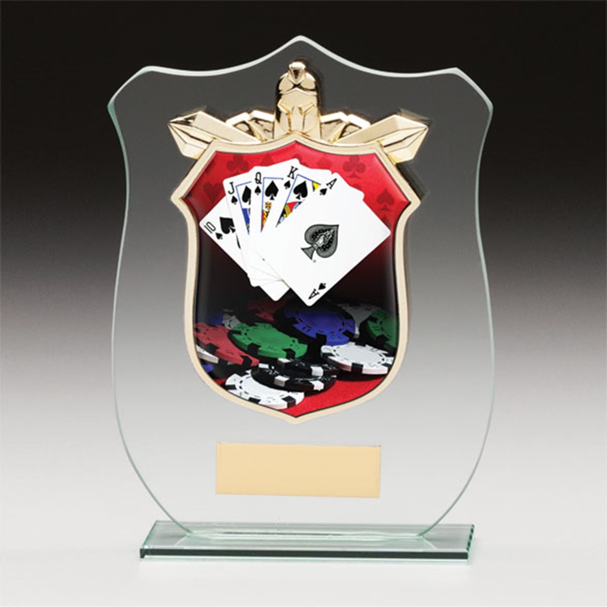 Titans Poker Glass Award CR15128
