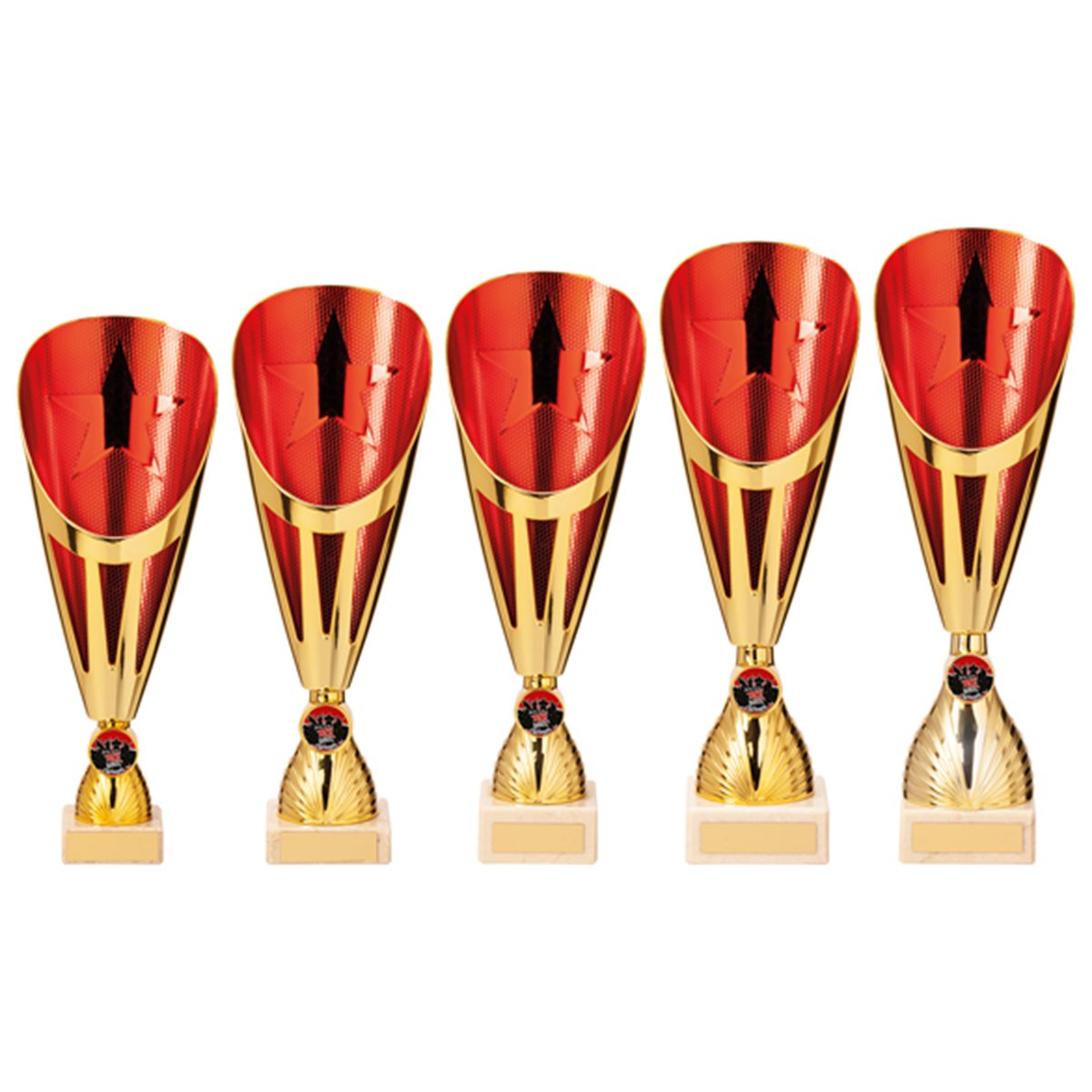 Red & Gold Premium Plastic Award on Marble Base TR20535