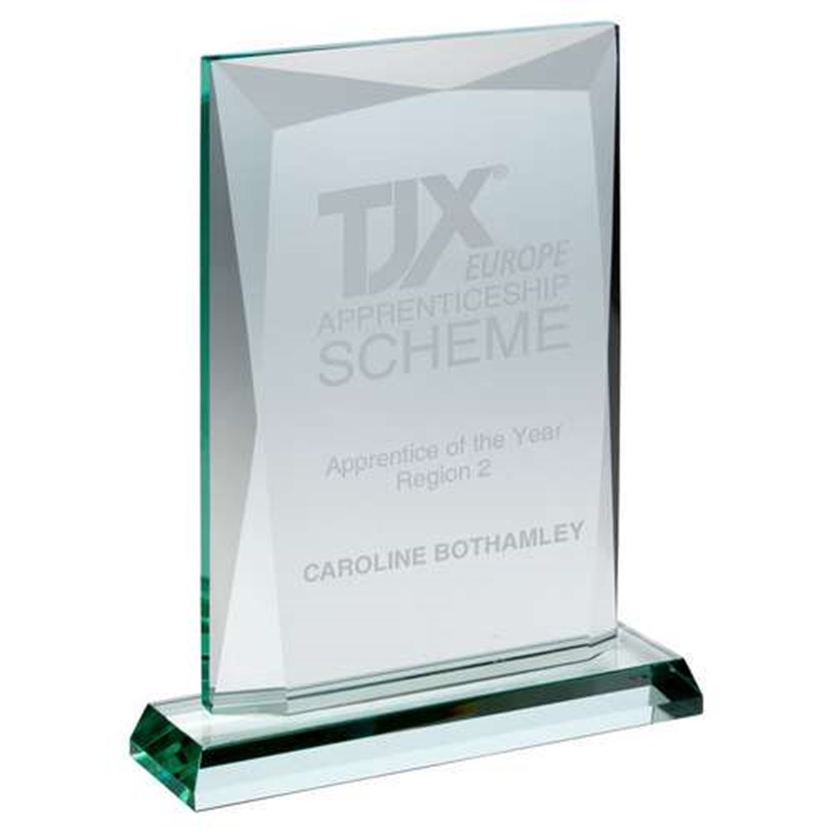 Rectangular Glass Award 19mm Thick JP02