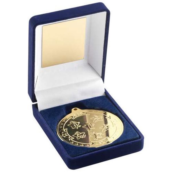 Athletics 50mm Gold Boxed Medal JR30-TY60A