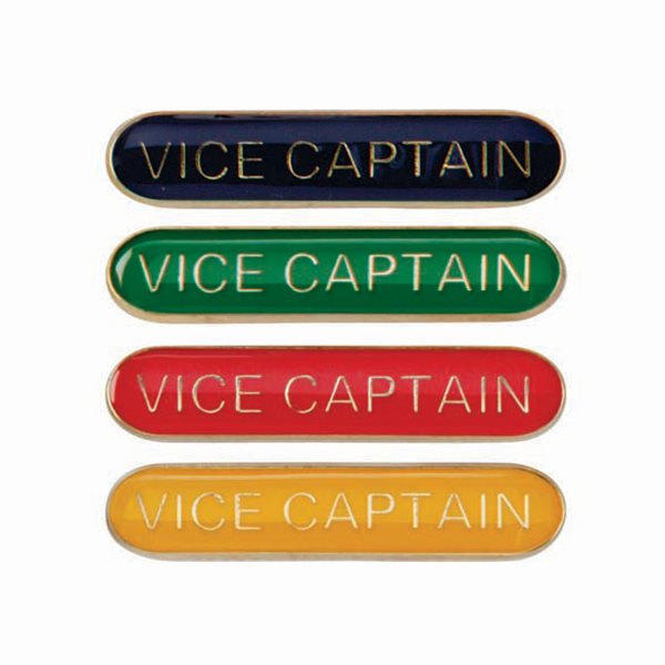 Vice Captain Lapel Badge in 4 Colours SB16123