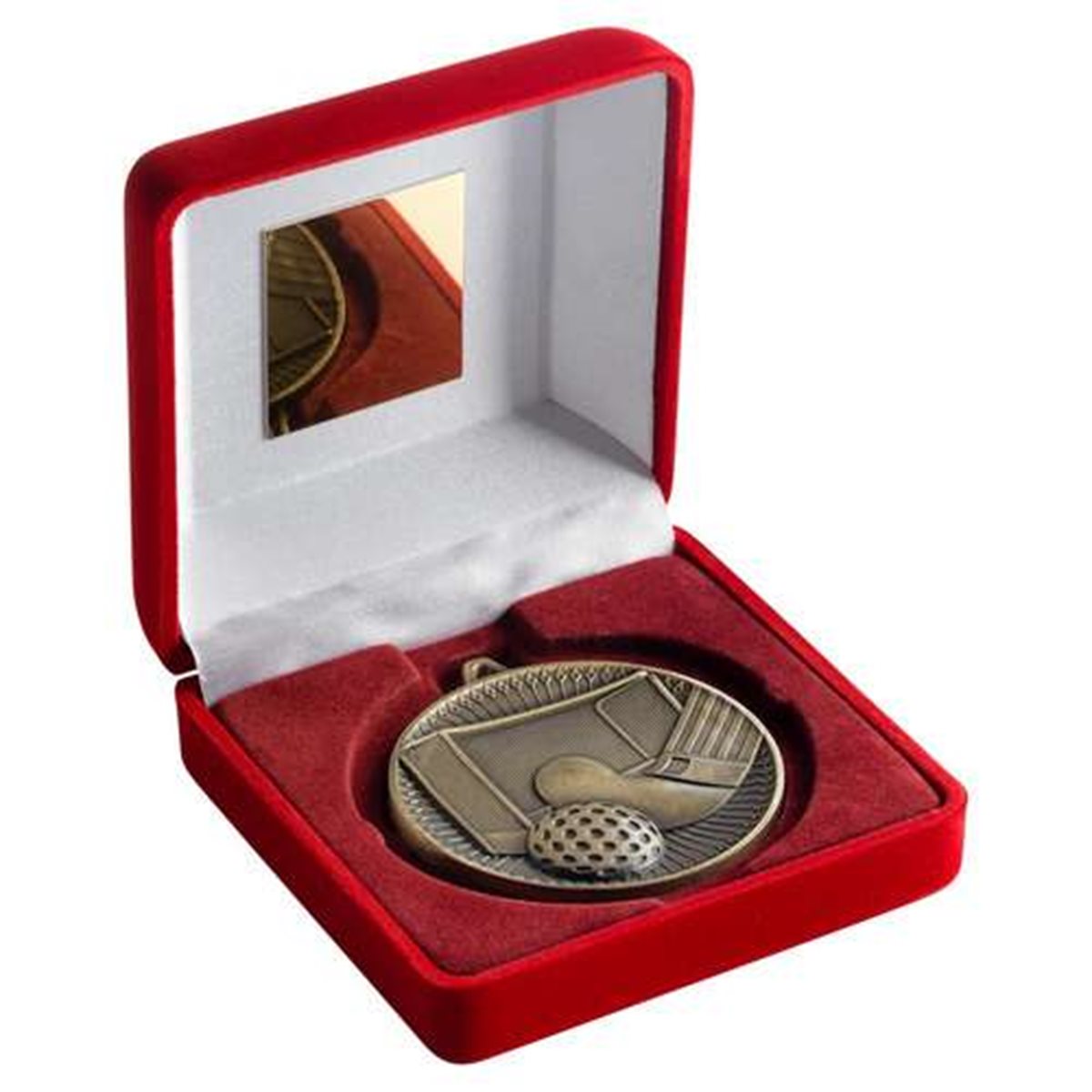 Hockey 60mm Gold Boxed Medal JR18-TY84A