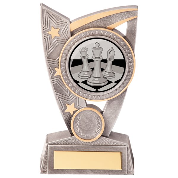 Triumph Silver Resin Chess Trophy PL20413