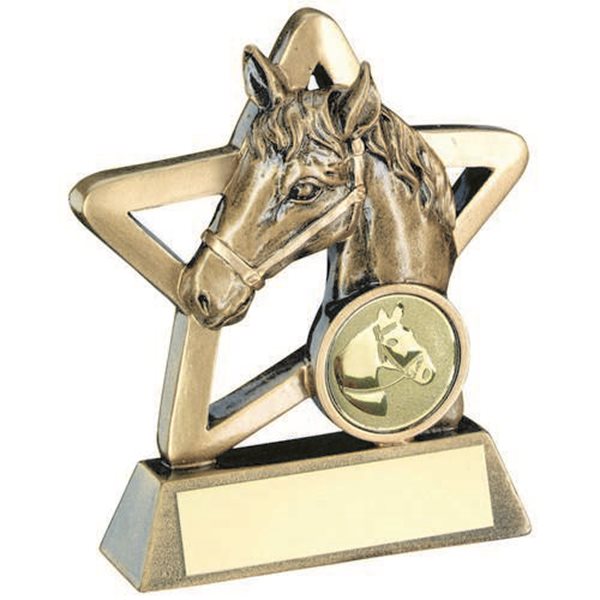 Horse Star Resin Trophy TD.RF446