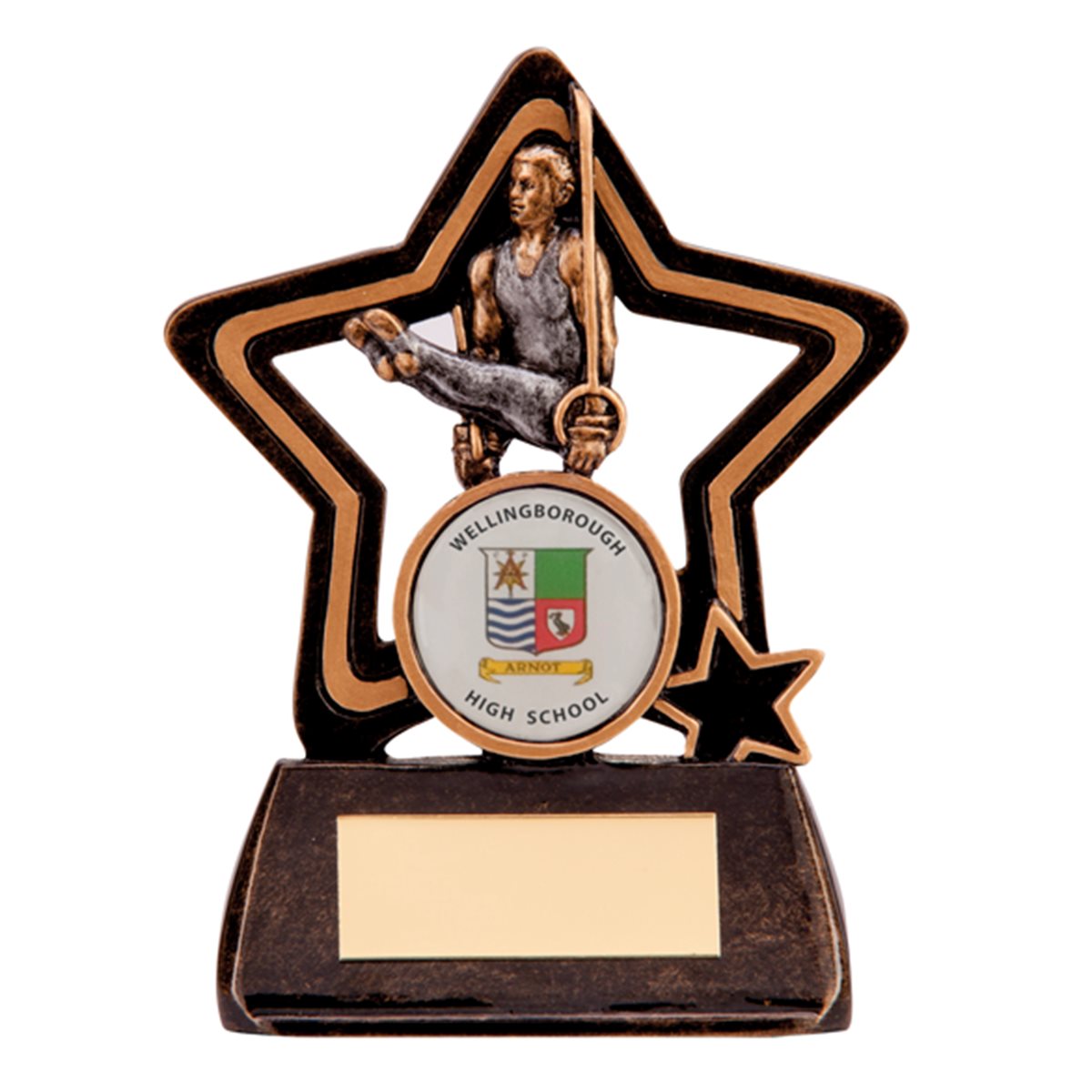 Gymnastics Gold Male Resin Trophy RF1171