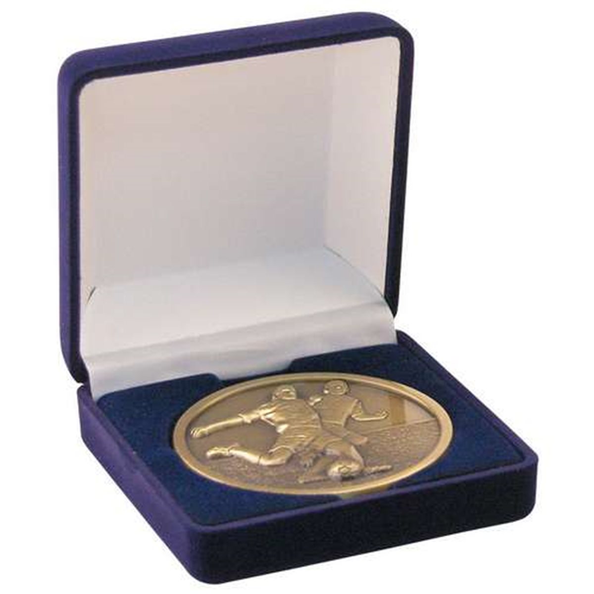 Deluxe Blue 50/60/70mm Medal Box MB01B