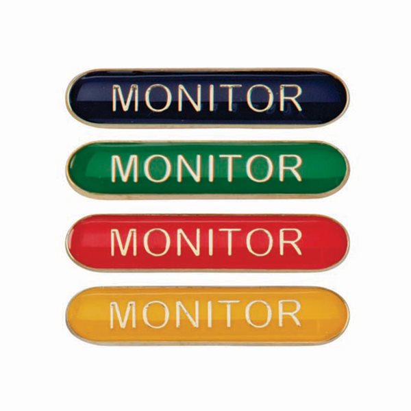 Monitor Lapel Badge in 4 Colours SB16118