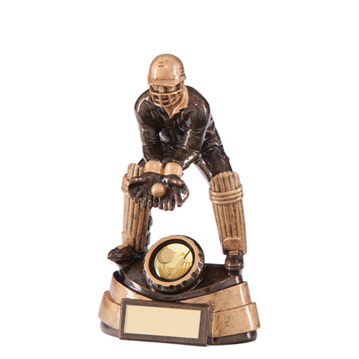 Legacy Cricket Wicket Keeper Trophy Gold Resin RF17049
