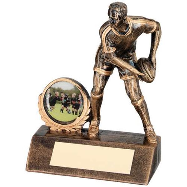 Male Rugby Resin Trophy JR4-RF70