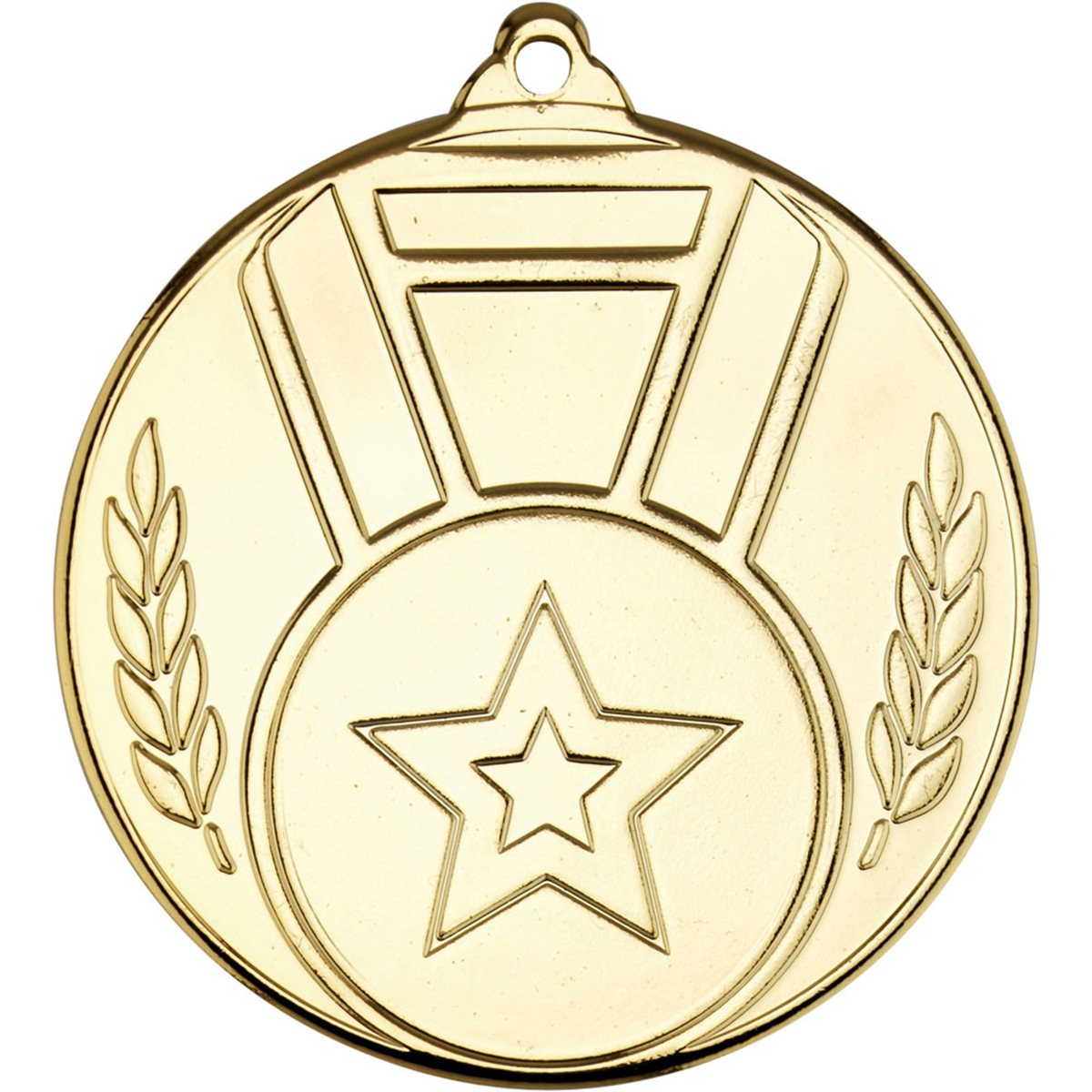 50mm Ribbon Medal M16 in Gold, Silver and Bronze