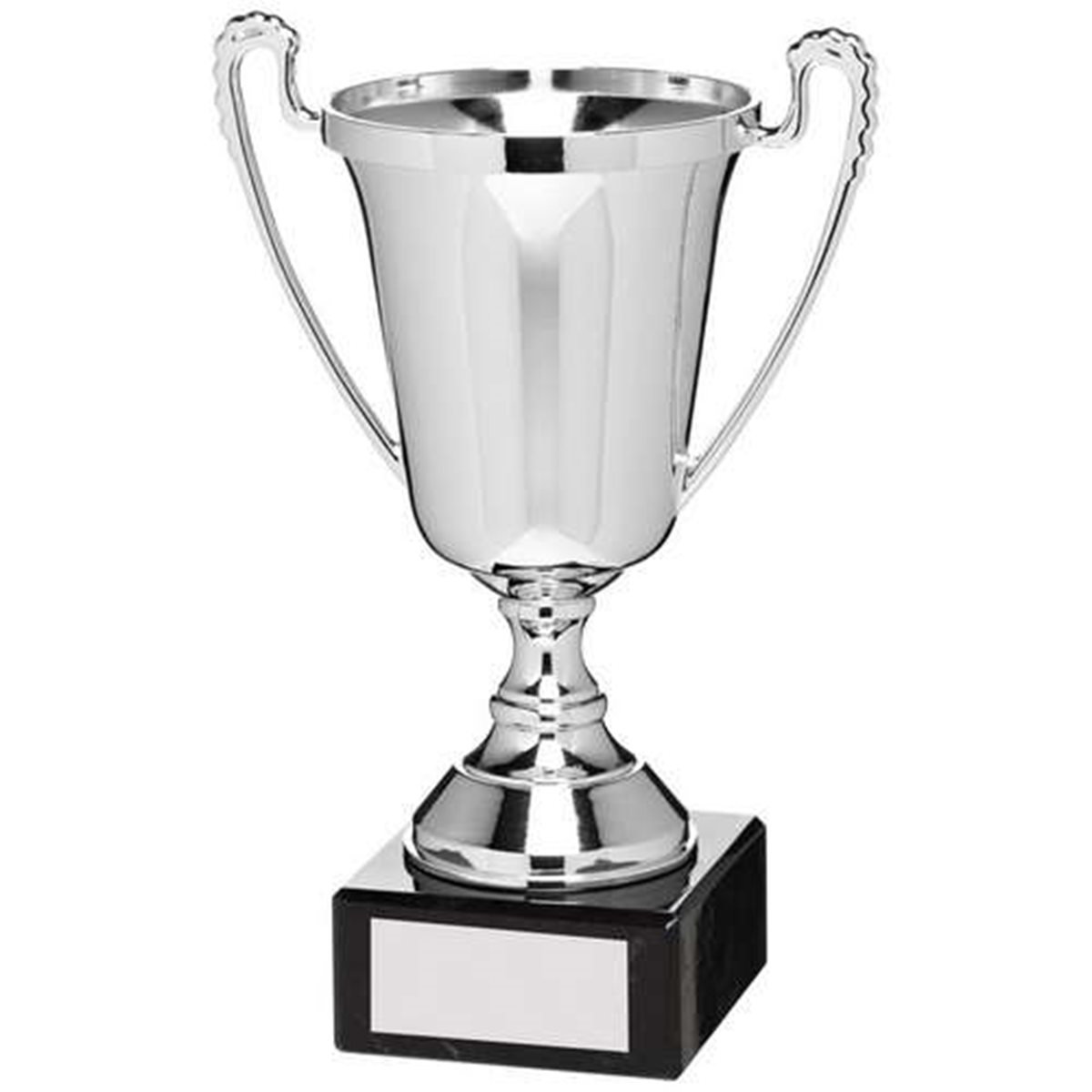 Silver Plastic Football Cup JR1-AT38