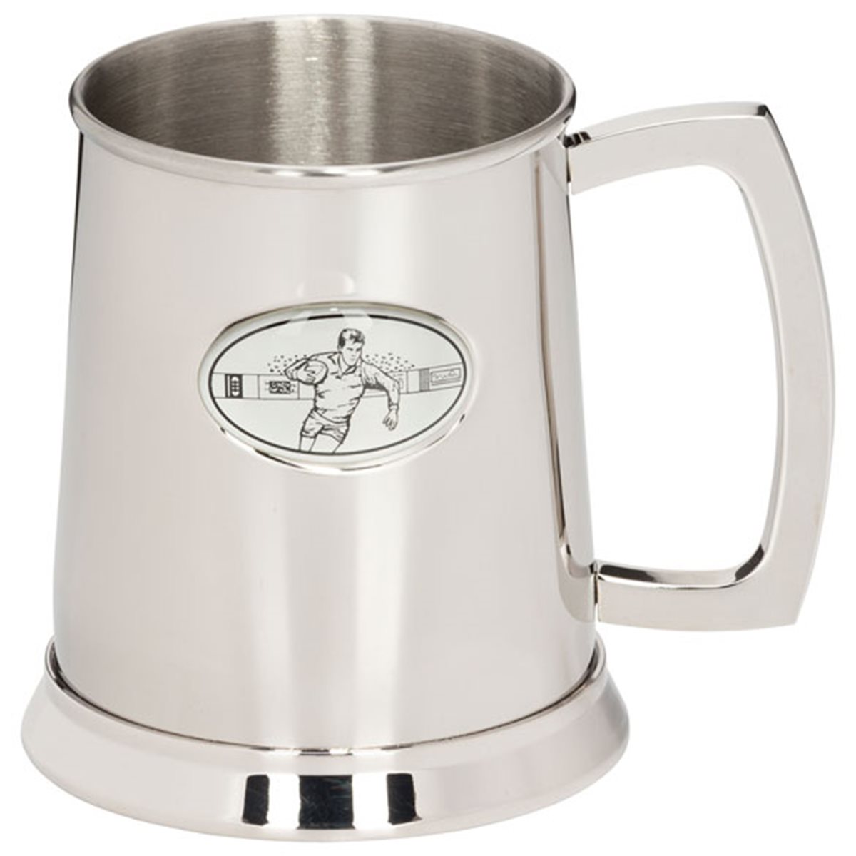 Stadia Rugby Steel 1 Pint Tankard PP15191