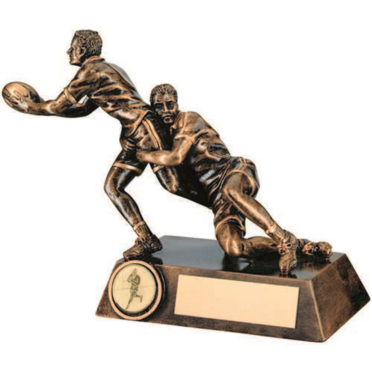 Rugby Tackle Resin Trophy TD.RF122