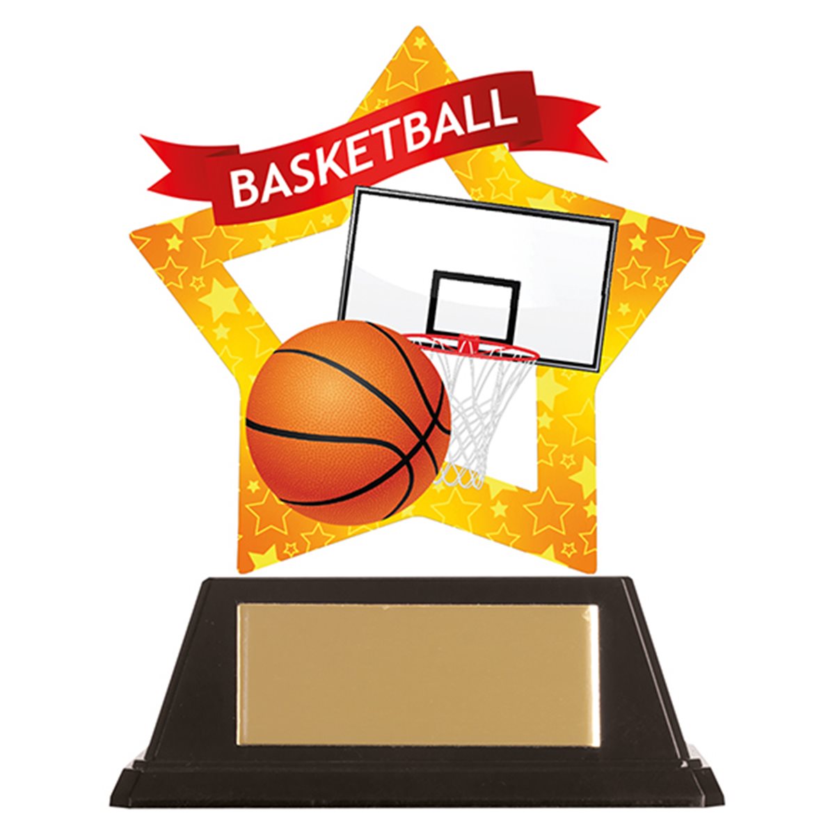 Mini Star Acrylic Basketball Trophy AC19636A