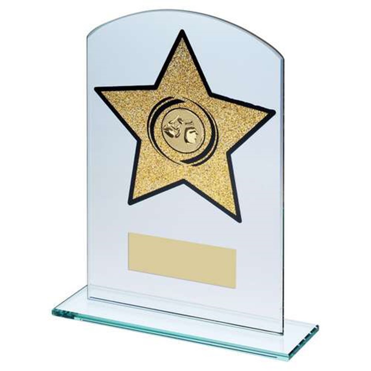 Boxing Glass Gold Star Award JR10-TD949