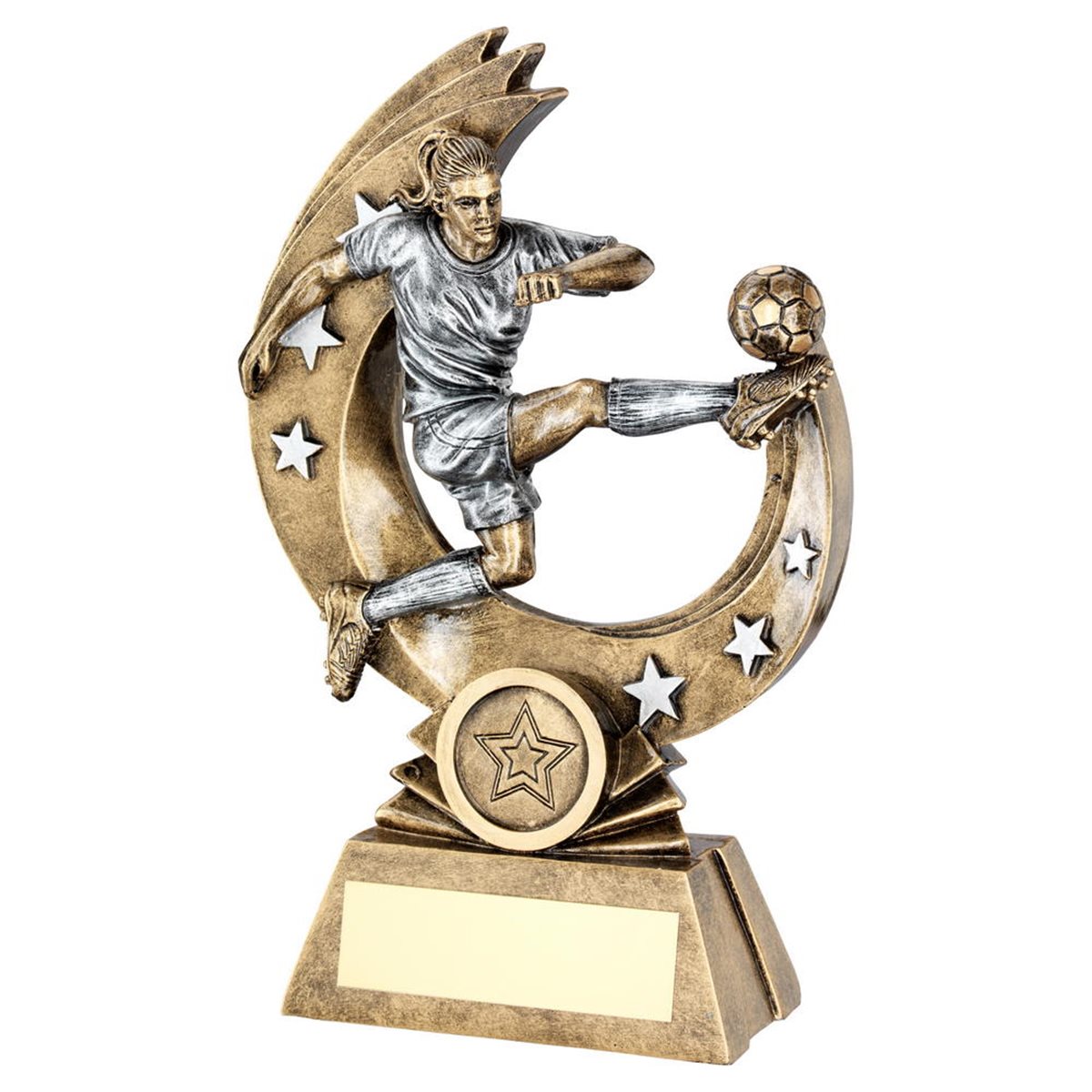 Female Football Resin Trophy JR1-RF132