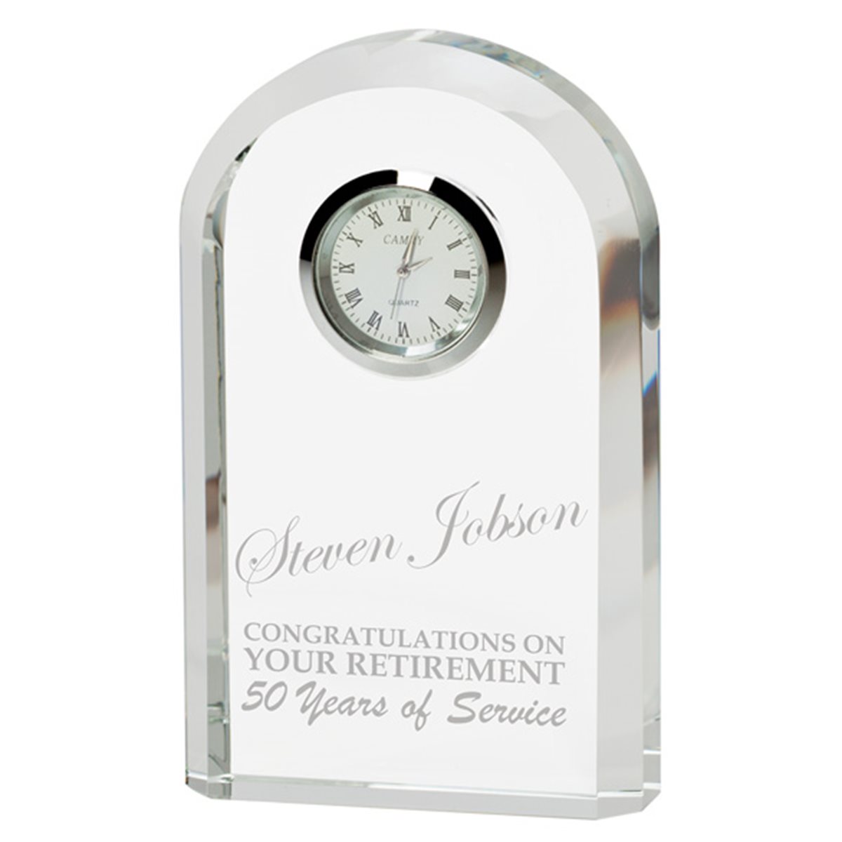 Eternity Crystal Presentation Clock CL17091