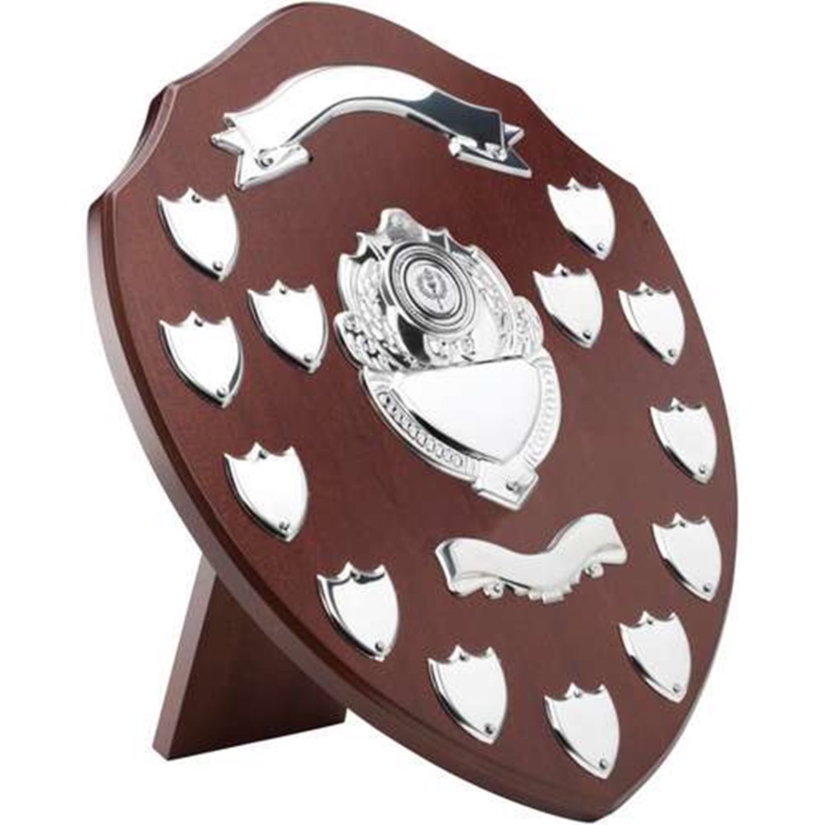 Annual Wooden Shield with Chrome Fronts JR39-TRS14