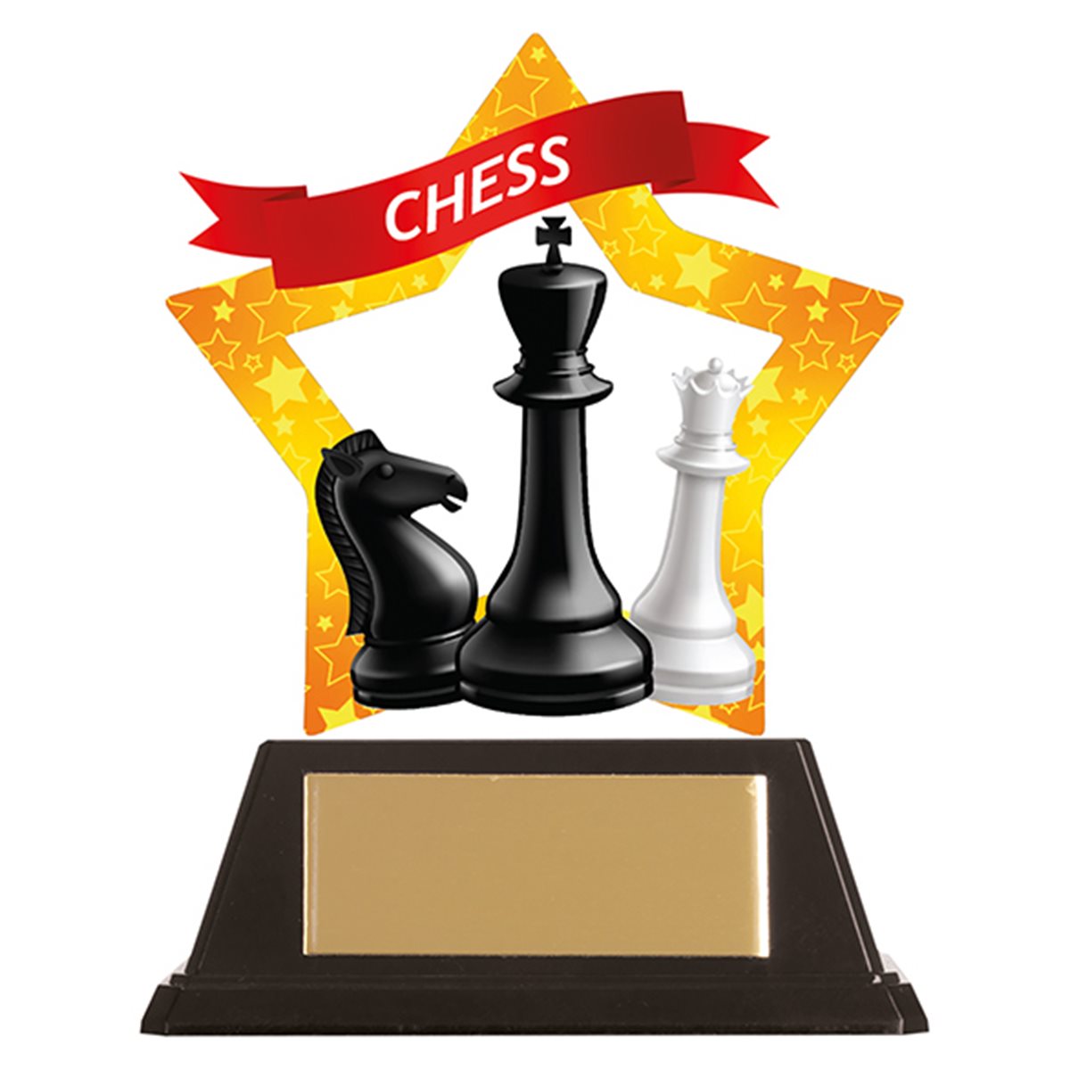 Mini Star Acrylic Chess Trophy AC19640A