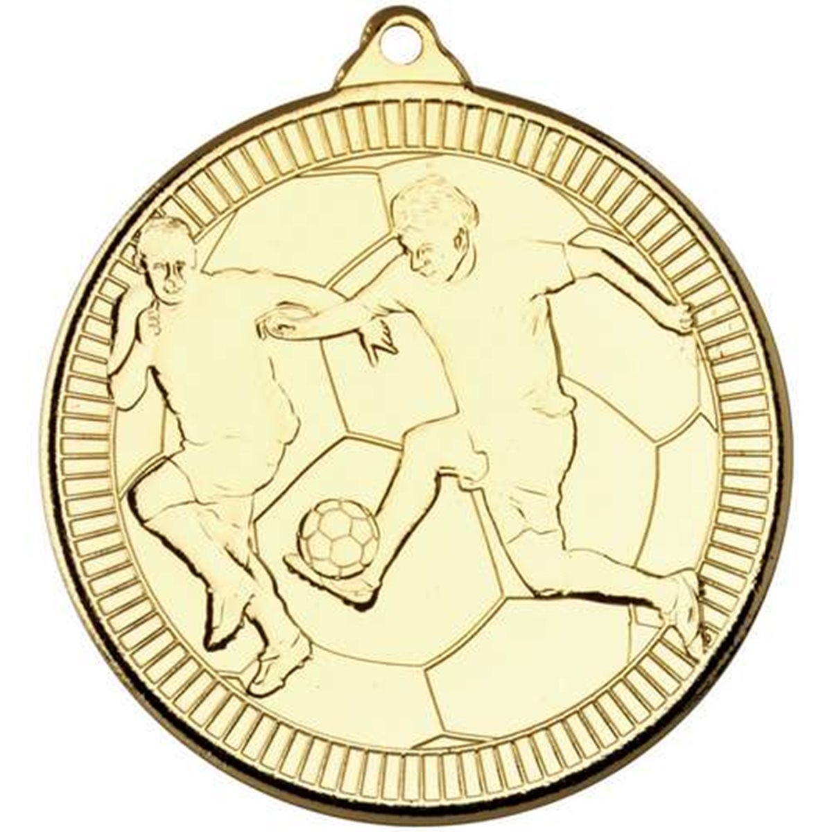 Football 50mm Medal in Gold, Silver & Bronze M40