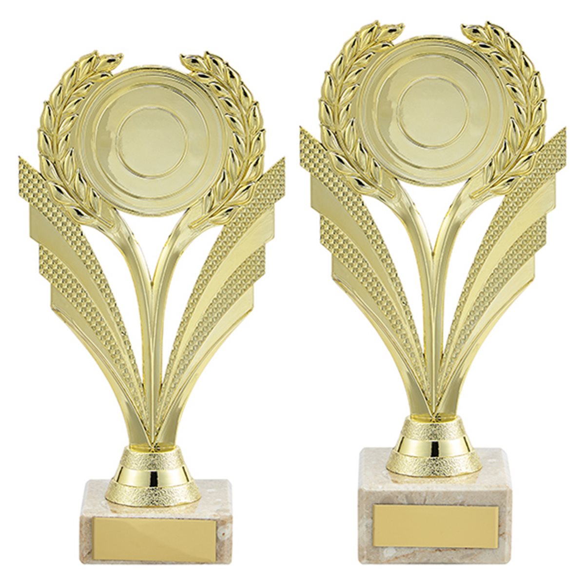 Gold Plastic Trophy on Marble Base TR19600