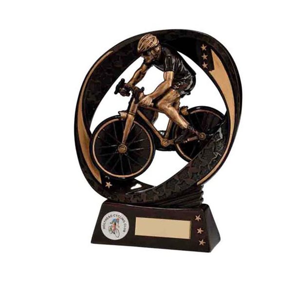 Typhoon Gold Resin Cycling Trophy RF16097