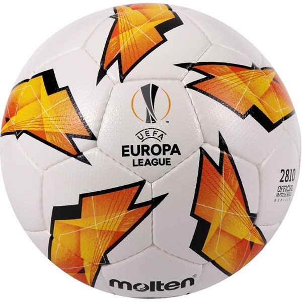 Europa League White/Orange Molten Football F5U2810-G18