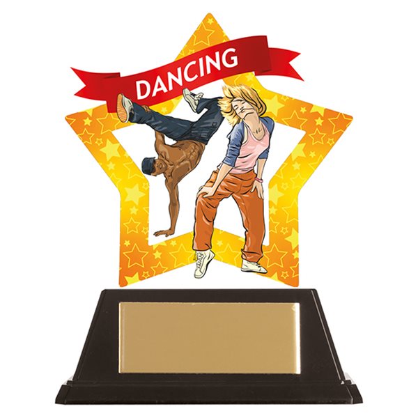Mini Star Acrylic Street Dance Trophy AC19647A