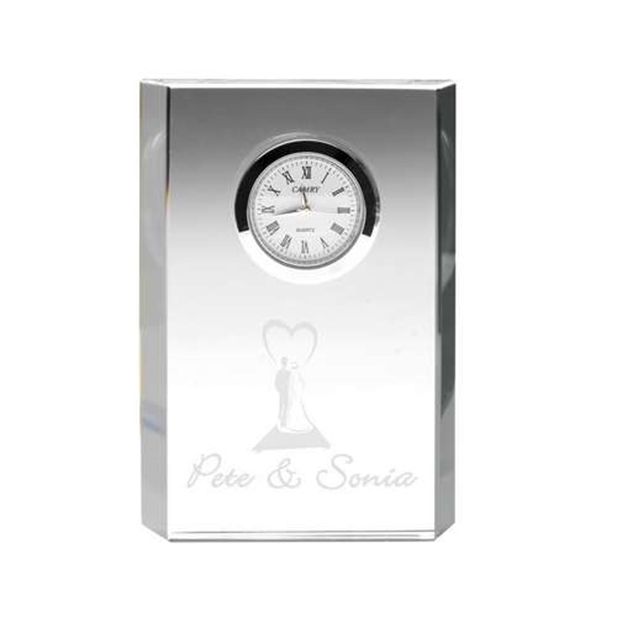 Glass Presentation Clock6B