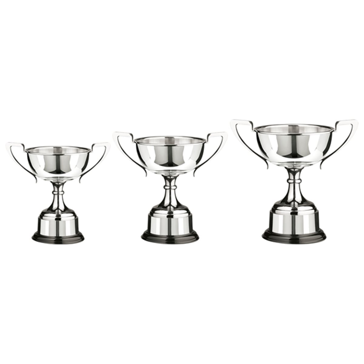 Silver Nickel Plated Cup on Round Base with Plinth NP20319