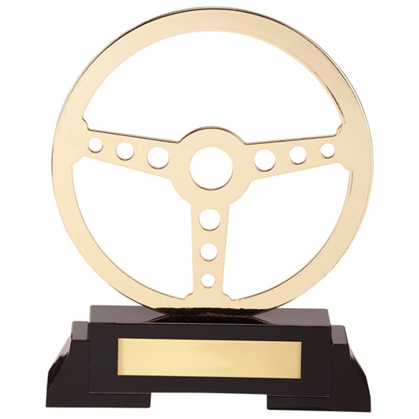 Arcadia Gold Steering Wheel Trophy TR20508