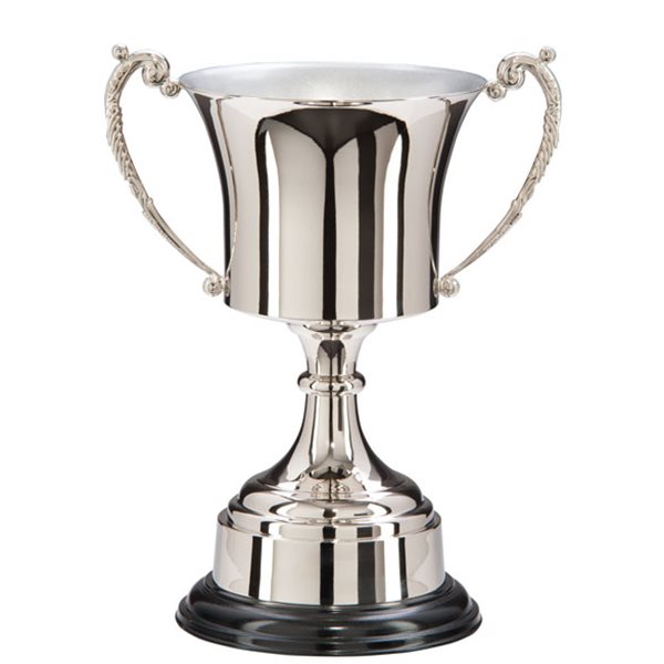 Silver Nickel Plated Cup on Round Base with Plinth NP3259