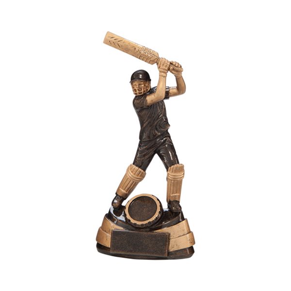 Legacy Cricket Batsman Trophy Gold Resin RF15041