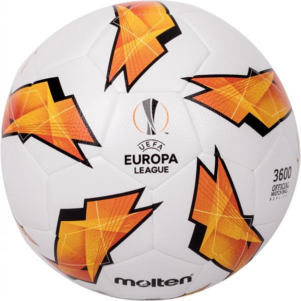 Europa League White/Orange Molten Football F5U3600-G18