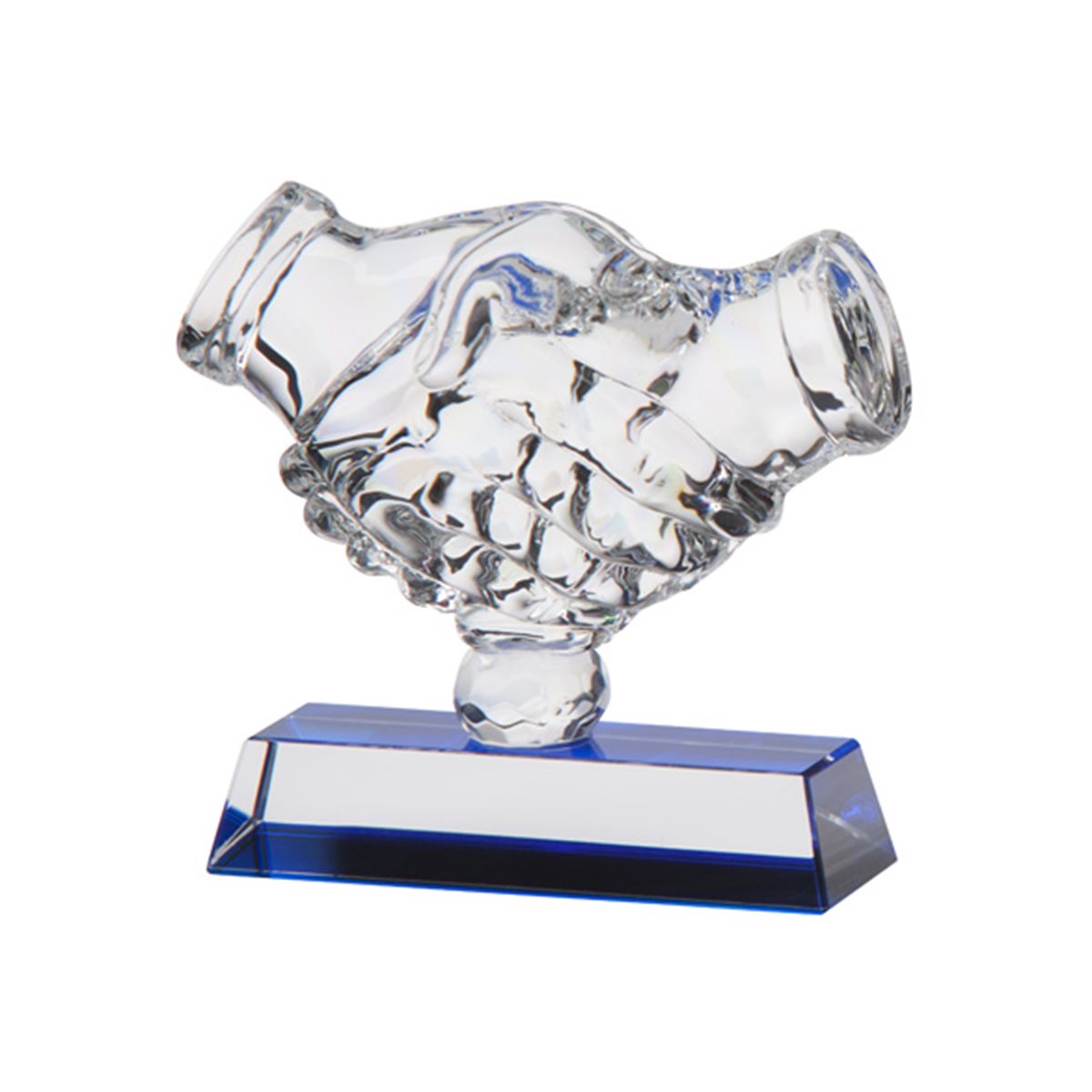 Handshake Crystal Achievement Award CR9031