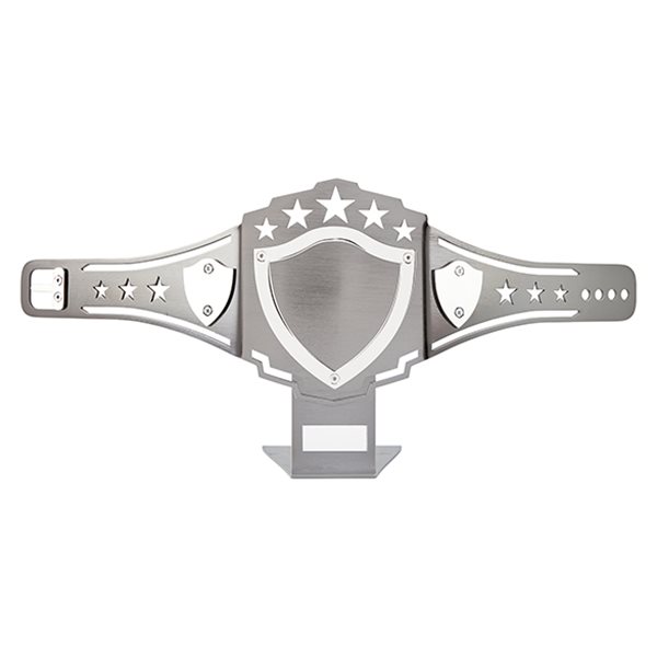 Nickel Plated Silver Belt Trophy NP19302