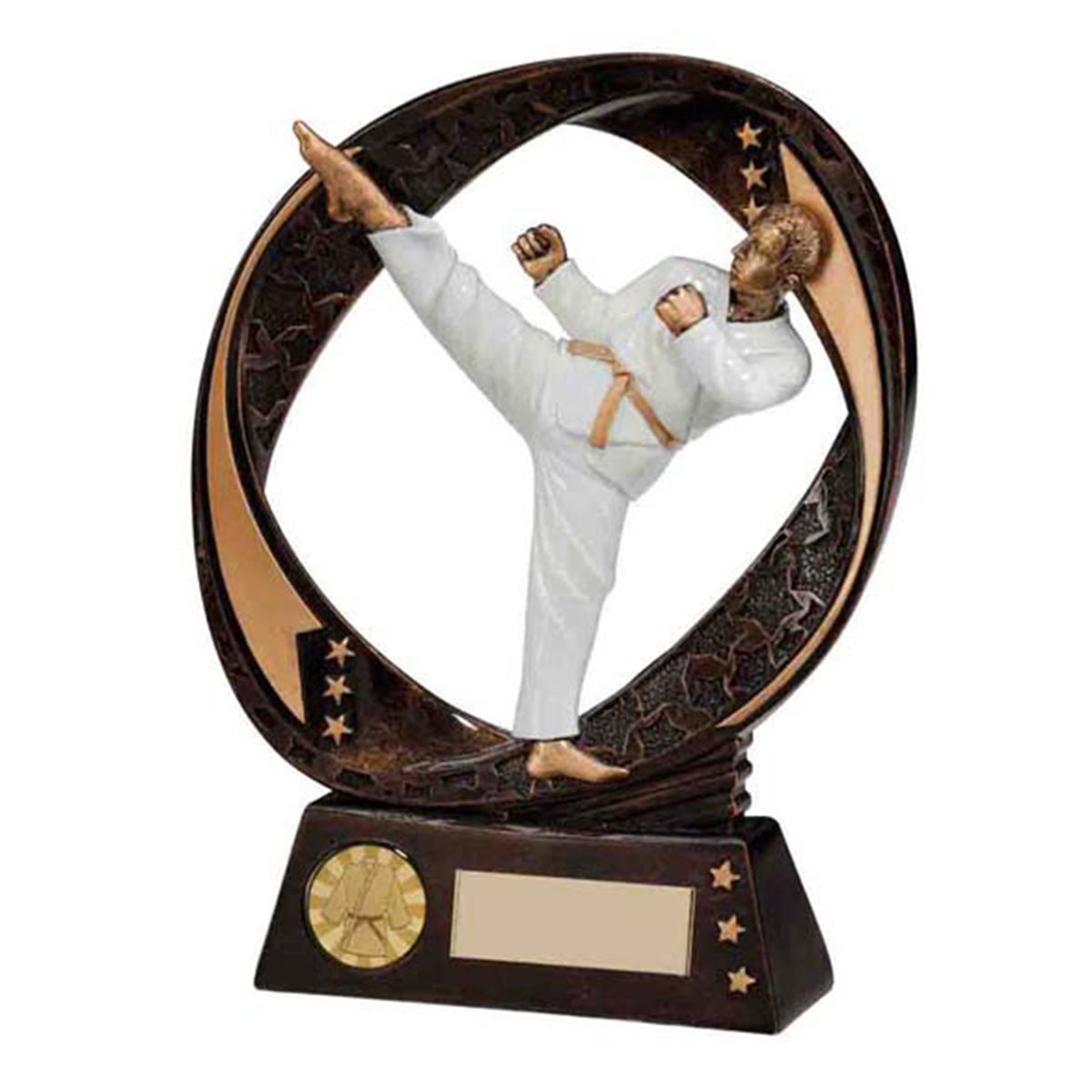 Gold Resin Typhoon Martial Arts Trophy RF16092