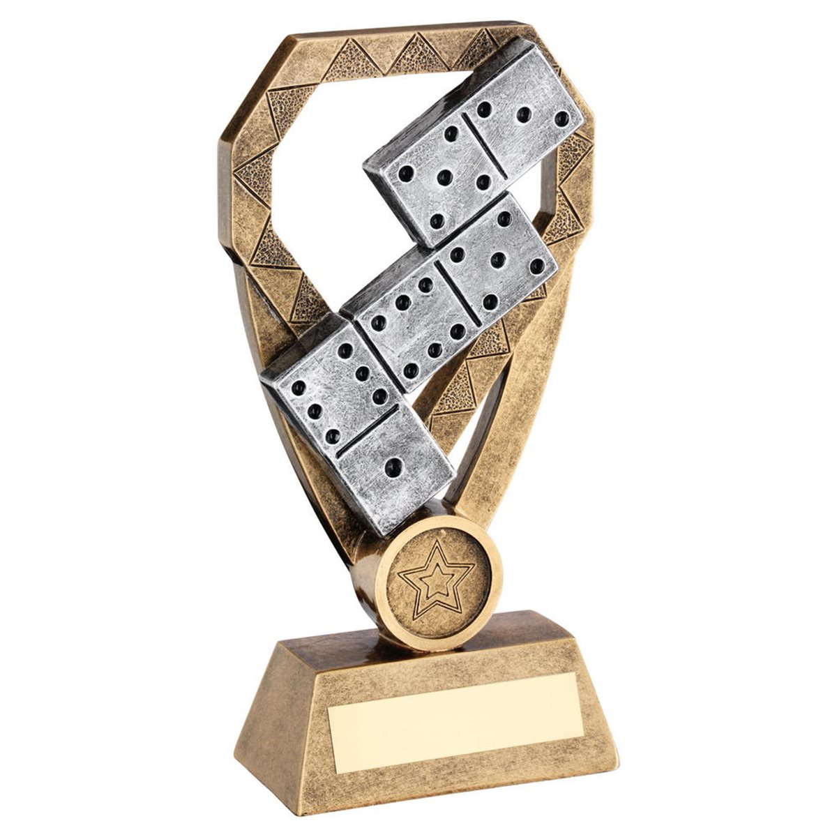 Dominoes Resin Trophy JR27-RF939