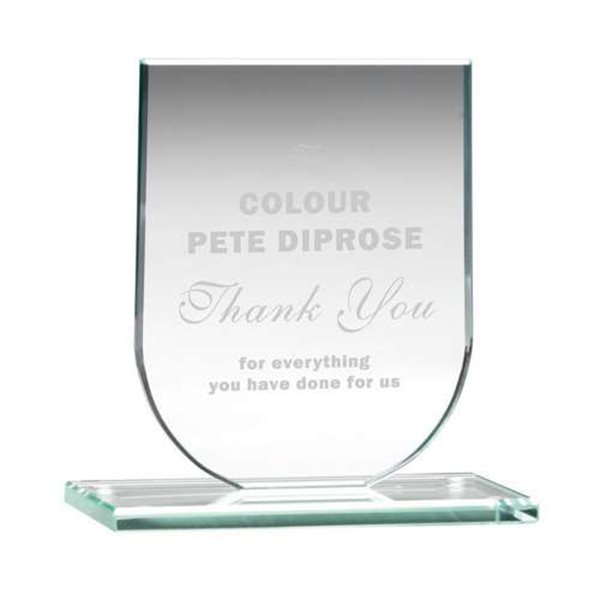 Economy Star Glass Award 6mm Thick TP03