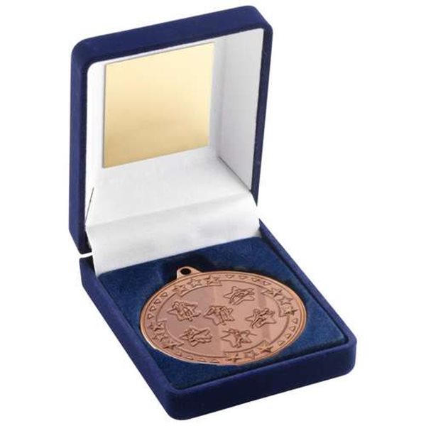 Athletics 50mm Bronze Boxed Medal JR30-TY60C