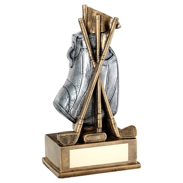 Golf Bag & Clubs Resin Award JR2-RF594