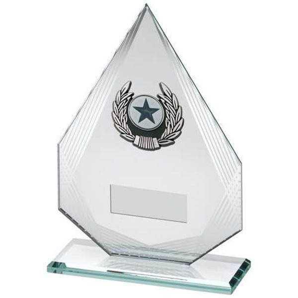 Clear Jade Glass Diamond Award TY165