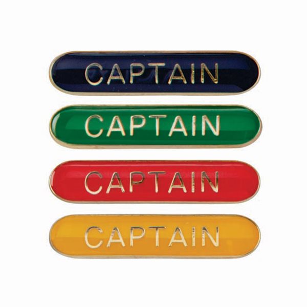 Captain Lapel Badge in 4 Colours SB16100