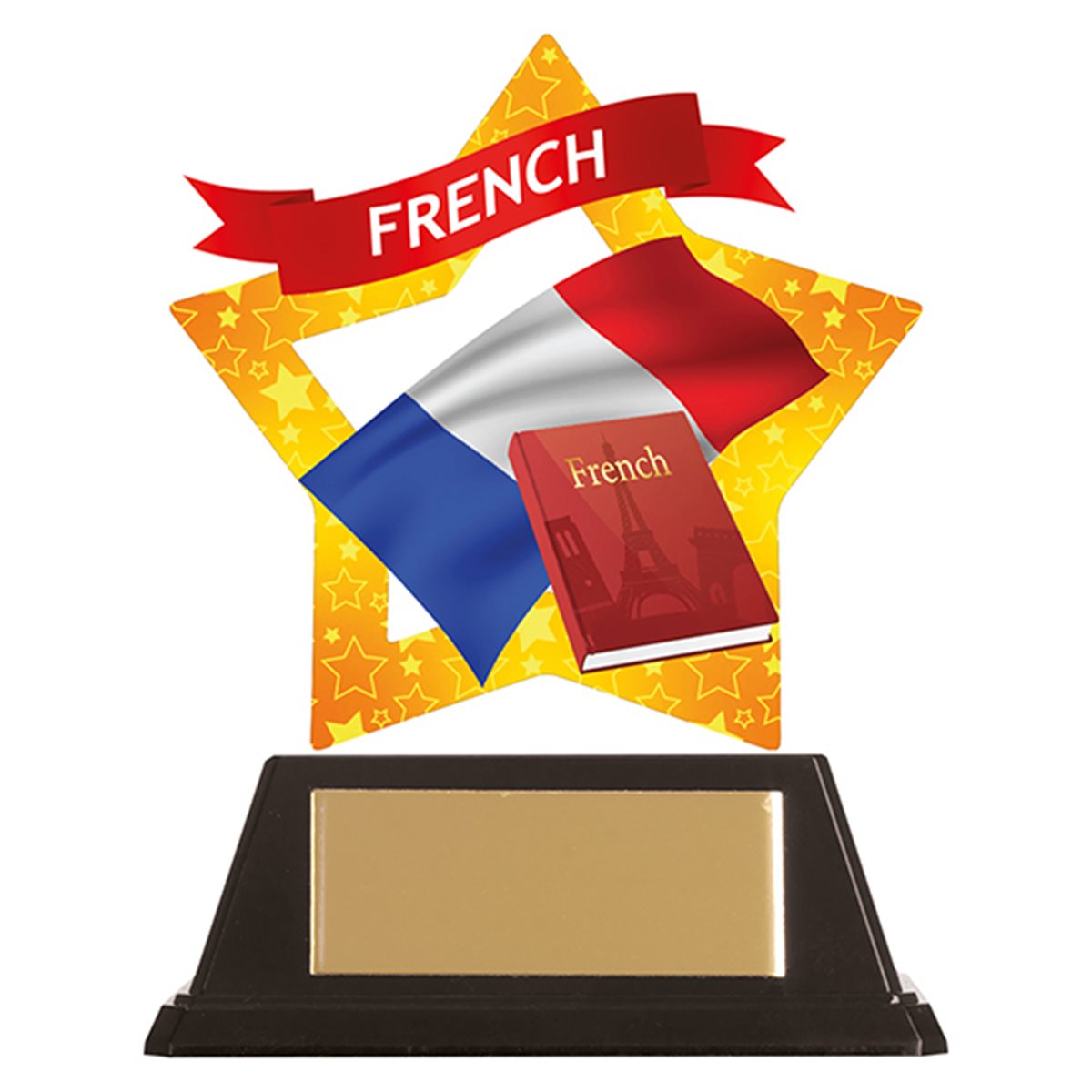 Mini Star Acrylic French Trophy AC19663A