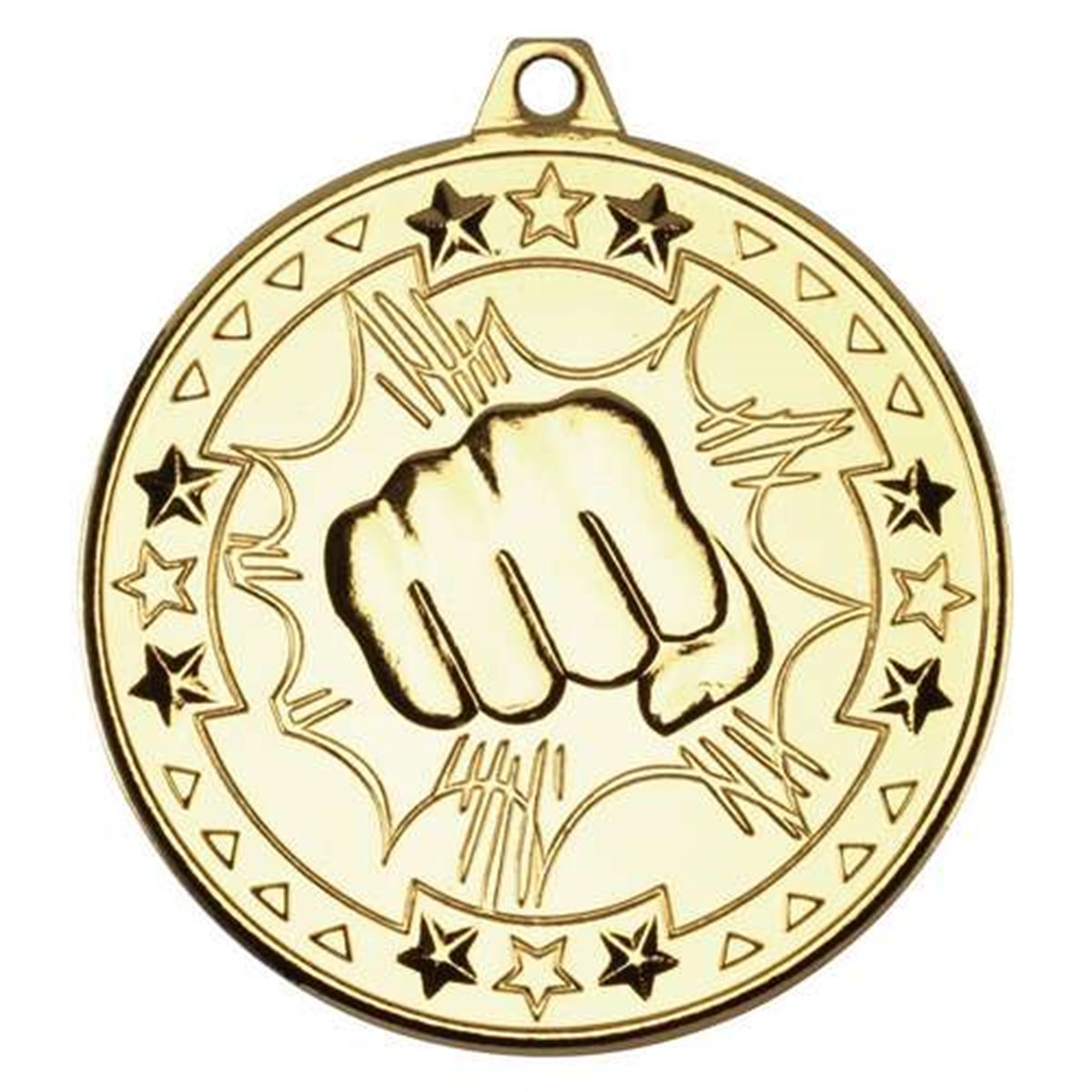 M74 15 x 50mm Martial Arts Medal with Ribbon,Gold,Silver,Bronze td 