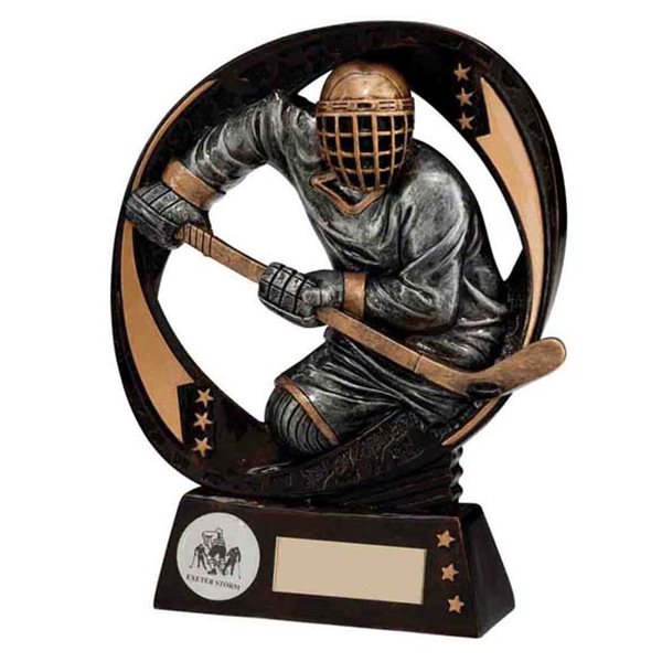 Gold Resin Typhoon Ice Hockey Trophy RF16090