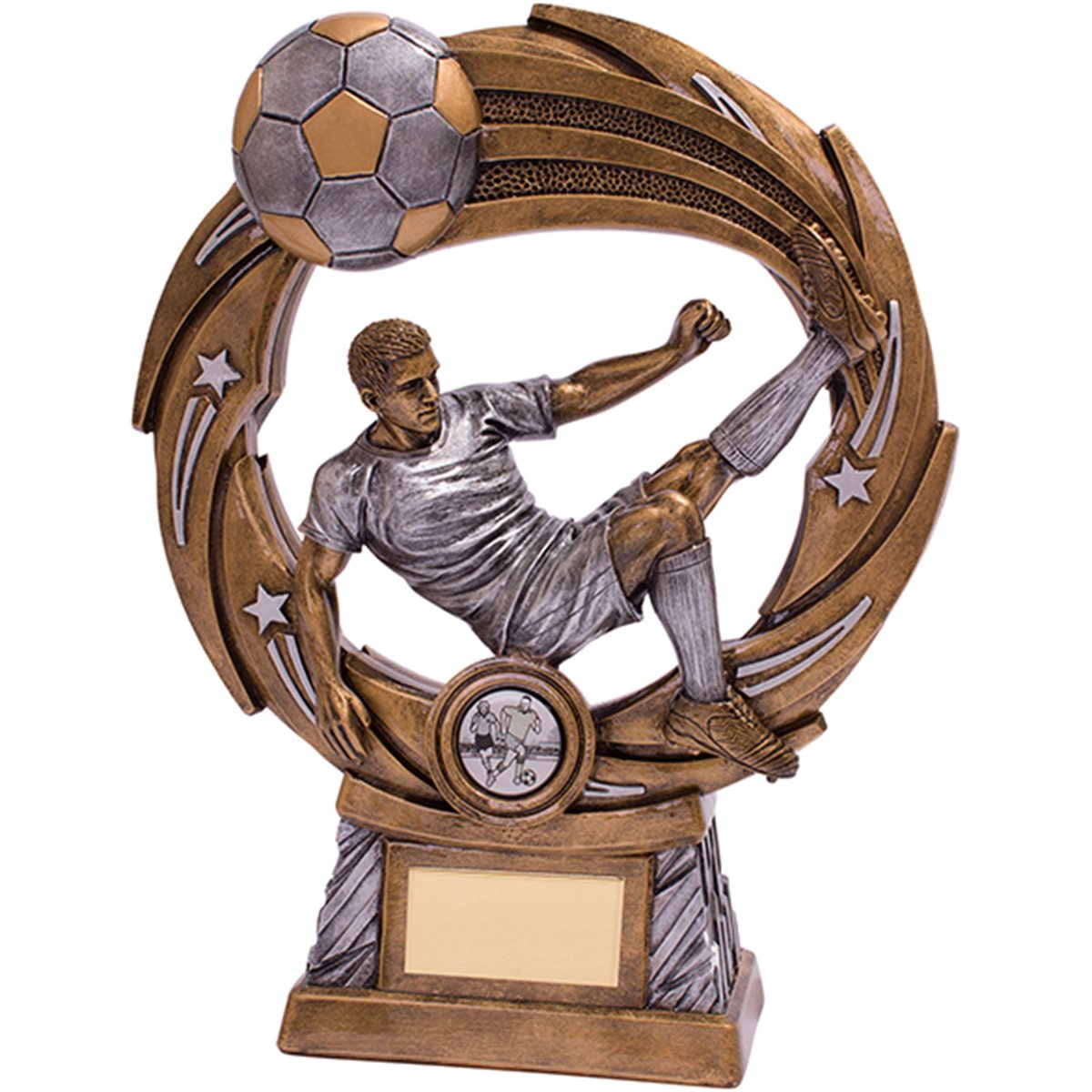 Supernova Football Trophy Gold Resin RF18065