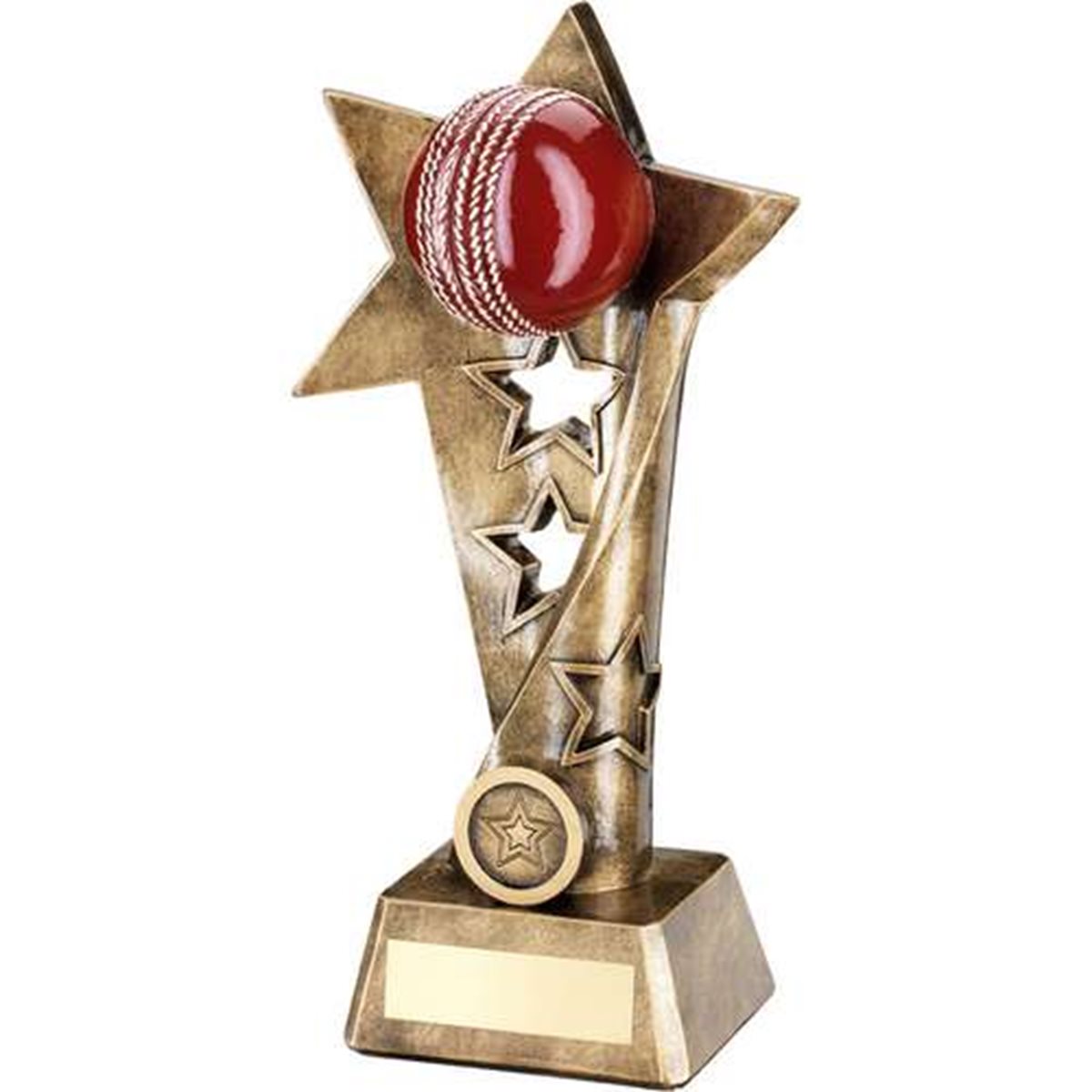 Cricket Ball & Star Resin Award TD.RF656